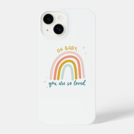 Oh Baby je bent zo geliefd iPhone Hoesje (Achterkant)