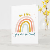 Oh Baby je bent zo geliefd Kaart (Gele Bloem)