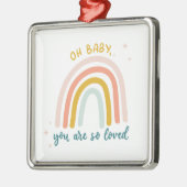Oh Baby je bent zo geliefd Metalen Ornament (Links)