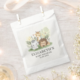 Oh Baby Jungle Animals Baby Shower Bedankzakje