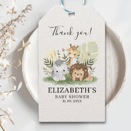 Oh Baby Jungle Animals Baby Shower Cadeaulabel