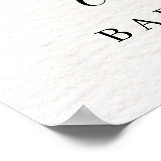 Oh Baby Jungle Baby Shower Boy Poster (Hoek)