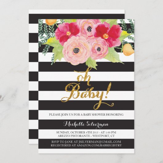 Oh Baby! Kaart (Voorkant / Achterkant)