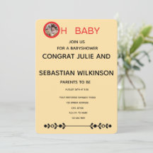 Oh Baby Kat Afbeelding Baby Shower Ecru
