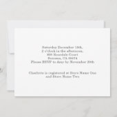 Oh Baby kerstfeestdag Boho regenboogBaby shower Kaart (Achterkant)