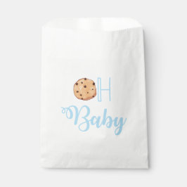 Oh Baby Koekjes blauwe baby shower Bedankzakje
