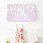 Oh Baby Lila Daisy boho douche Banner (Insitu)