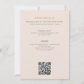 Oh Baby Little Cuite Baby shower Invitation Kaart (Achterkant)