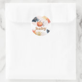 Oh Baby Little Pumpkin Baby shower Sticker (Tas)