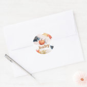 Oh Baby Little Pumpkin Baby shower Sticker (Envelop)
