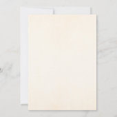 Oh Baby Llama Boho Beige Baby shower Uitnodiging (Achterkant)