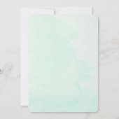 Oh Baby Lucky Clover Baby shower Uitnodiging (Achterkant)