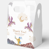 Oh Baby middeleeuwse sprookjesachtige Dragon Boy B Bedankdoosjes (Open)