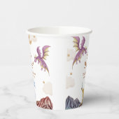 Oh Baby middeleeuwse sprookjesachtige Dragon Boy B Papieren Bekers (Links)