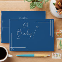 Oh Baby! Minimalistische baby shower geslachtsneut