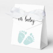 Oh Baby Mint Feet Baby shower Bedankdoosjes