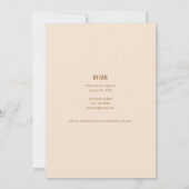 Oh Baby Modern Baby shower Invitation - Ballon Kaart (Achterkant)