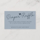 Oh Baby Modern Dusty Blue Boy Books voor Baby Informatiekaartje (Voorkant)