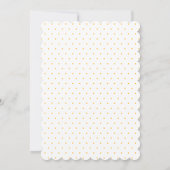 Oh Baby Modern Minimal Yellow Summer Baby shower Kaart (Achterkant)