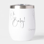 Oh Baby Modern Script Baby shower (Voorkant)