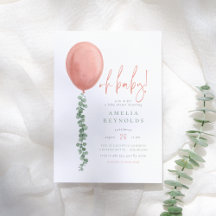 Oh Baby Moderne Eucalyptus ballon Baby Girl Shower