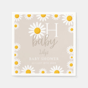 Oh Baby Moderne Margriet Geslacht Neutrale Baby Sh Servet