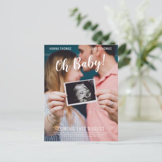 Oh Baby Movie Poster Aankondiging Briefkaart (Staand voorkant)