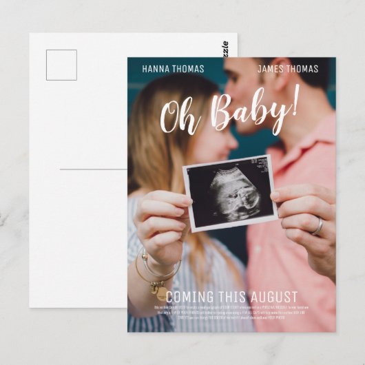 Oh Baby Movie Poster Aankondiging Briefkaart (Voorkant / Achterkant)