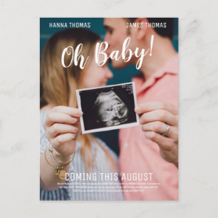 Oh Baby Movie Poster Aankondiging Briefkaart