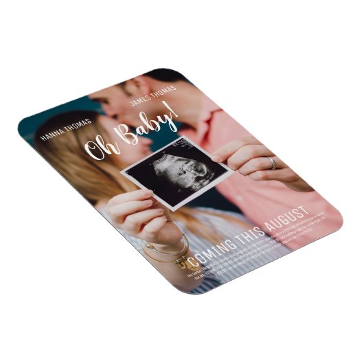 Oh Baby Movie Poster Style Announance Magneet (Rechterzijde)