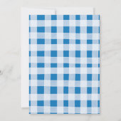 Oh Baby Navy Pumpkin Floral Baby shower Kaart (Achterkant)