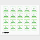 Oh Baby Neutral Baby shower Groene Stickers (Vel)