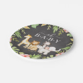 Oh Baby Oerwoud Baby shower 7" Bord (Gekanteld)