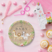 Oh Baby Oerwoud Baby shower 7" Bord (Feest)