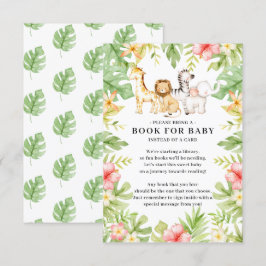 Oh Baby Oerwoud Baby shower Boek voor Baby Informatiekaartje