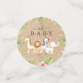 Oh Baby Oerwoud Baby shower Confetti (Kleine voorkant)