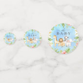 Oh Baby Oerwoud Baby shower Confetti (Achterkanten)