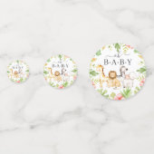 Oh Baby Oerwoud Baby shower Confetti (Voorkanten)