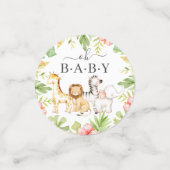 Oh Baby Oerwoud Baby shower Confetti (Kleine voorkant)
