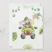 Oh Baby Oerwoud Baby shower Kaart (Achterkant)