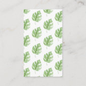 Oh Baby Oerwoud Baby shower Luier Raffle Enclosur Informatiekaartje (Achterkant)