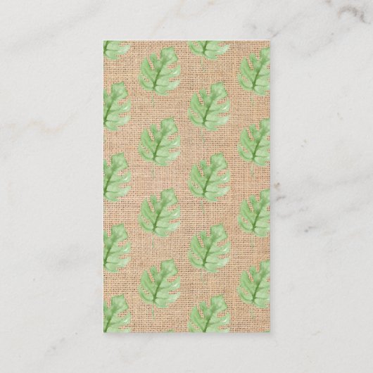 Oh Baby Oerwoud Baby shower Luier Raffle Enclosur Informatiekaartje (Achterkant)