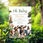Oh Baby Oerwoud Baby shower Uitnodiging