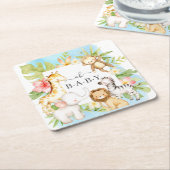 Oh Baby Oerwoud Kartonnen Onderzetters (Schuin)