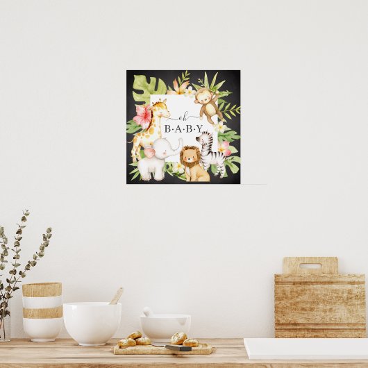 Oh Baby Oerwoud Poster (Keuken)