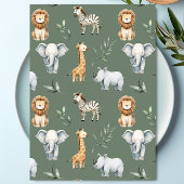 Oh Baby Oerwoud Safari Baby shower Uitnodiging