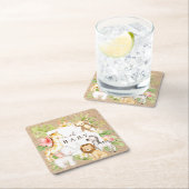 Oh Baby Oerwoud Square Paper Onderzetter (Insitu)