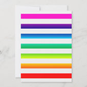 OH Baby Ombré Rainbow Stripes Kaart (Achterkant)