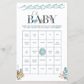 Oh Baby onder de Baby shower Bingo Flyer van het Z (Voorkant)