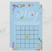 Oh Baby onder de Baby shower Bingo Flyer van het Z (Voorkant / Achterkant)